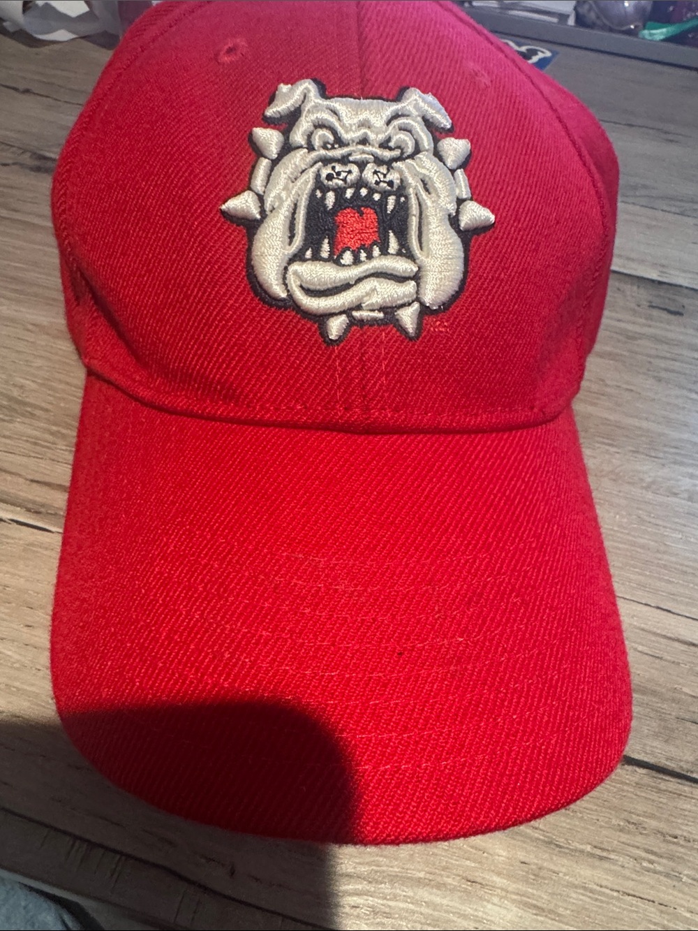 Nike Mens Red Bulldog Embroidered Cap